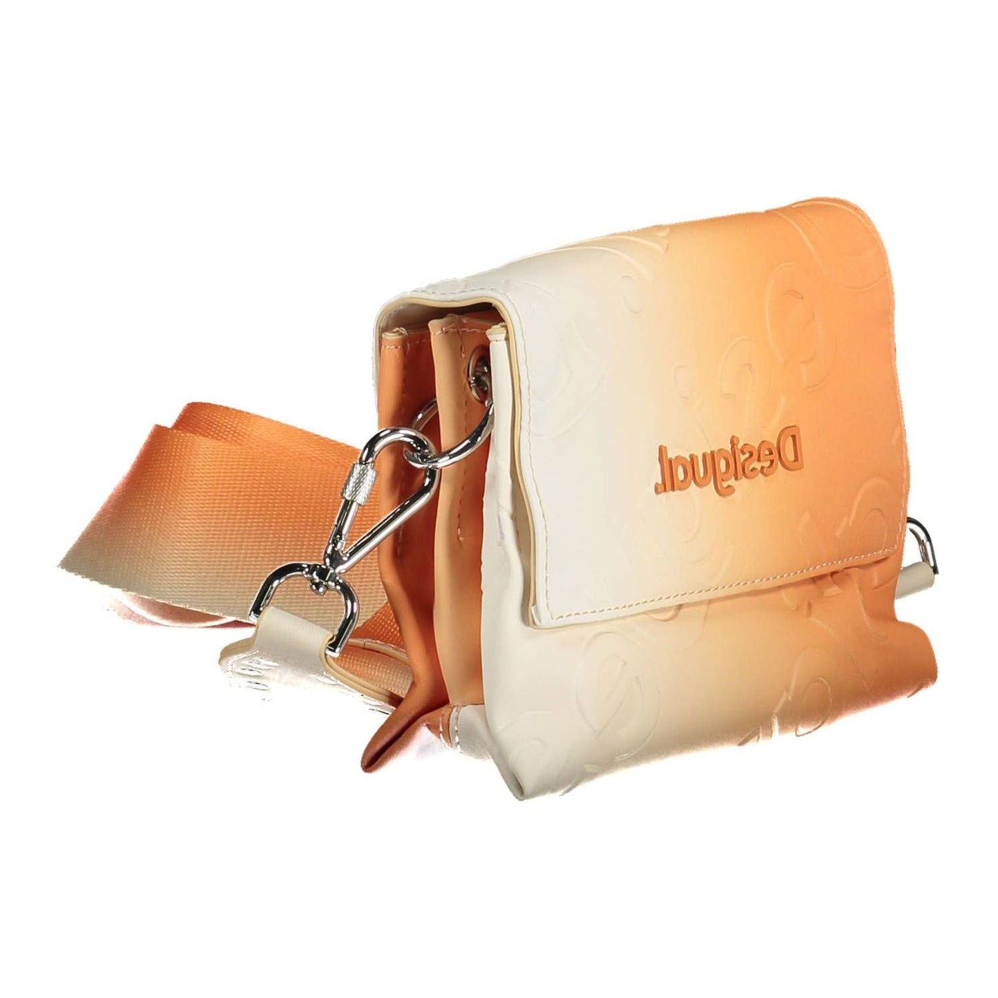 Desigual Chic Orange Contrast Detail Handbag chic-orange-contrast-detail-handbag