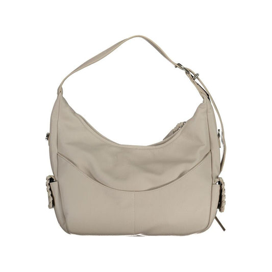 Desigual White Polyethylene Handbag white-polyethylene-handbag-3