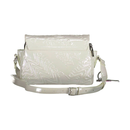 Desigual | Iridescent Adjustable Shoulder Bag in White| McRichard Designer Brands   