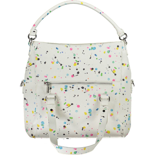 Desigual Chic White Contrasting Detail Handbag chic-white-contrasting-detail-handbag-1