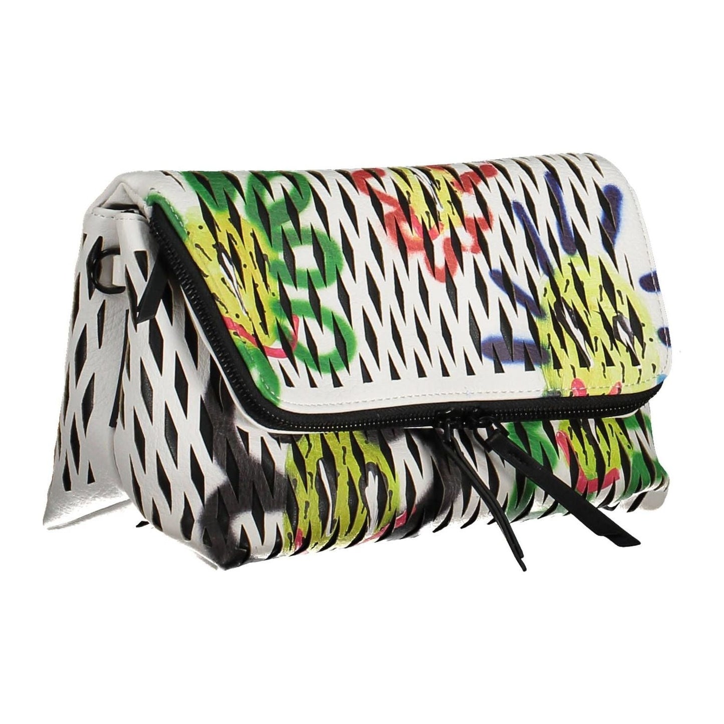 Desigual Chic White Contrasting Details Handbag chic-white-contrasting-details-handbag