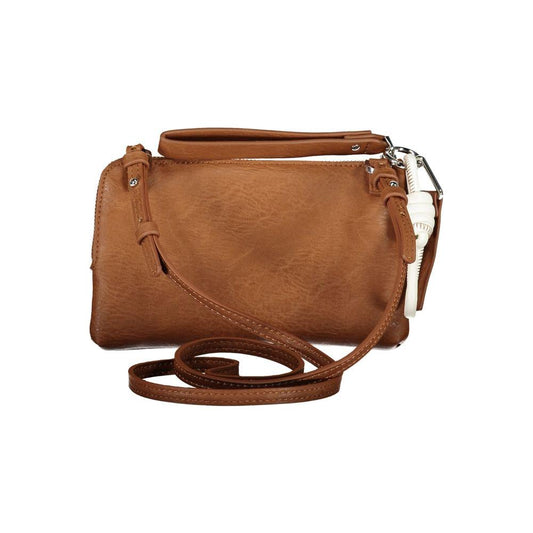 Desigual | Brown Polyethylene Handbag| McRichard Designer Brands   
