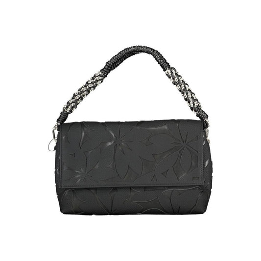 Desigual Black Polyethylene Handbag black-polyethylene-handbag-50