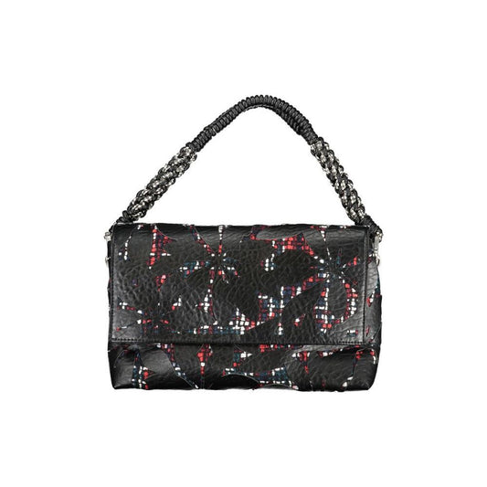 Desigual Black Polyethylene Handbag black-polyethylene-handbag-52