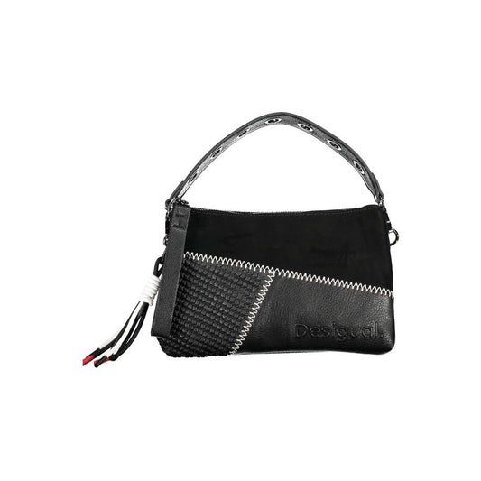 Desigual Black Polyethylene Handbag black-polyethylene-handbag-121