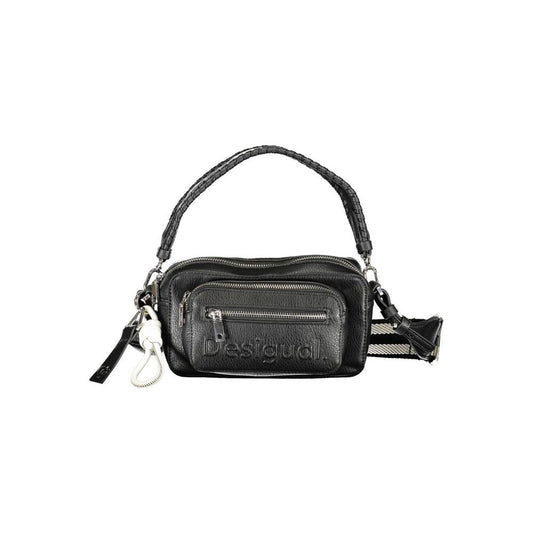 Desigual Black Polyethylene Handbag black-polyethylene-handbag-100