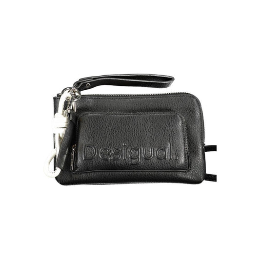 Desigual Black Polyethylene Handbag black-polyethylene-handbag-101