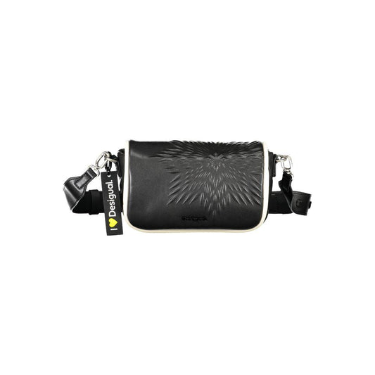 Desigual Black Polyethylene Handbag black-polyethylene-handbag-105