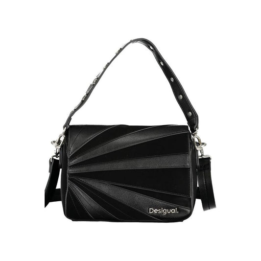 Desigual Black Polyethylene Handbag black-polyethylene-handbag-106