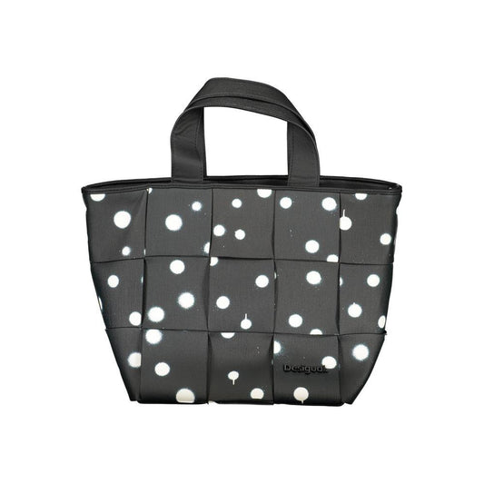 Desigual Black Polyethylene Handbag black-polyethylene-handbag-110