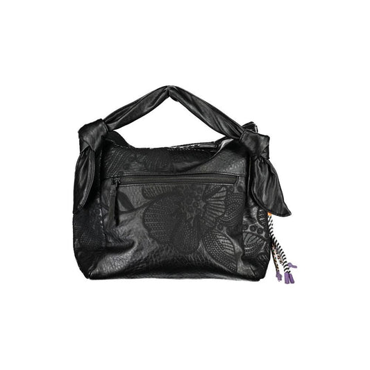 Desigual Black Polyethylene Handbag black-polyethylene-handbag-53