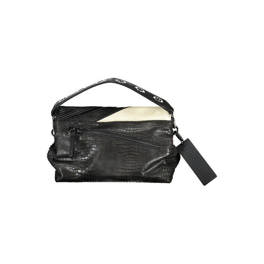Desigual Black Polyethylene Handbag black-polyethylene-handbag-115