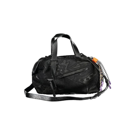 Desigual Black Polyethylene Handbag black-polyethylene-handbag-56