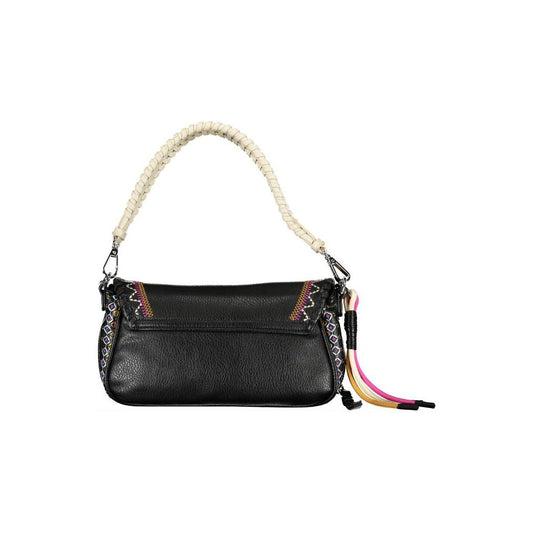 Desigual Black Polyethylene Handbag black-polyethylene-handbag-58