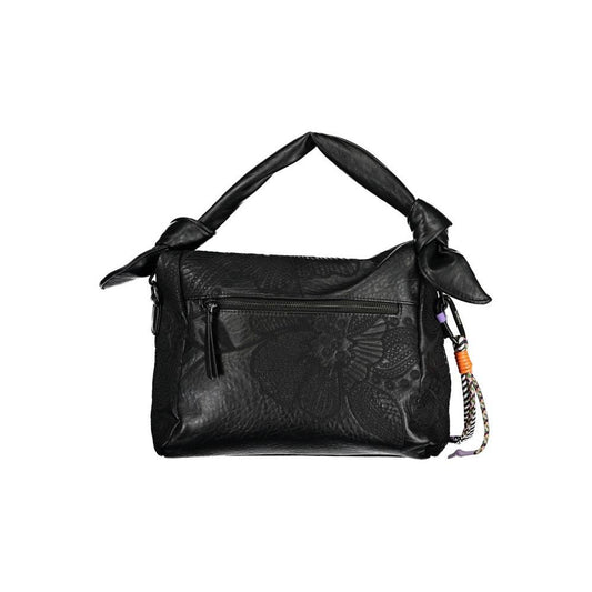 Desigual Black Polyethylene Handbag black-polyethylene-handbag-96