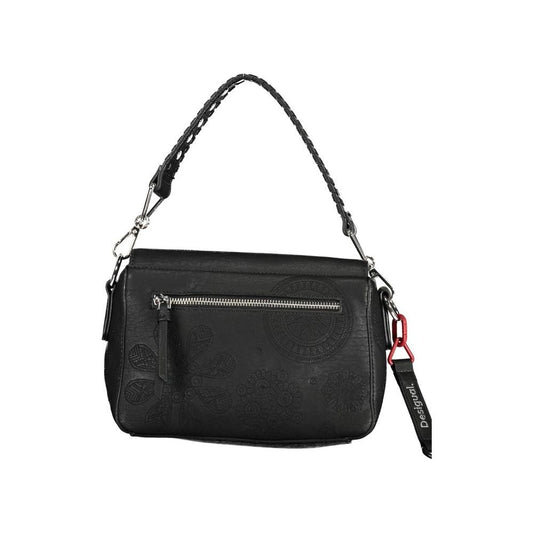 Desigual Black Polyethylene Handbag black-polyethylene-handbag-98