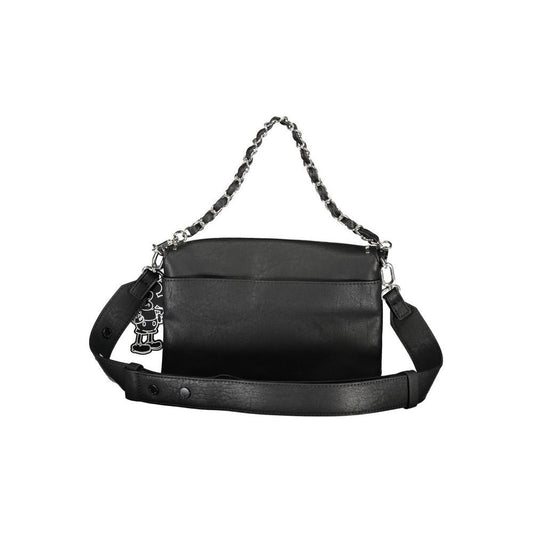 Desigual Black Polyethylene Handbag black-polyethylene-handbag-108