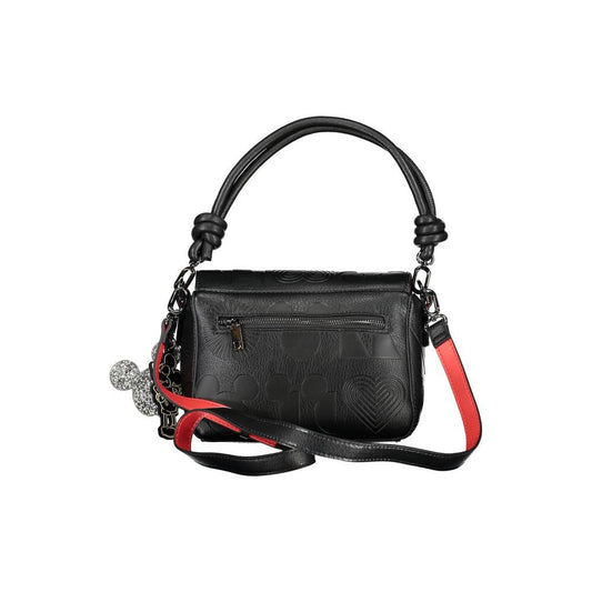 Desigual Black Polyethylene Handbag black-polyethylene-handbag-109
