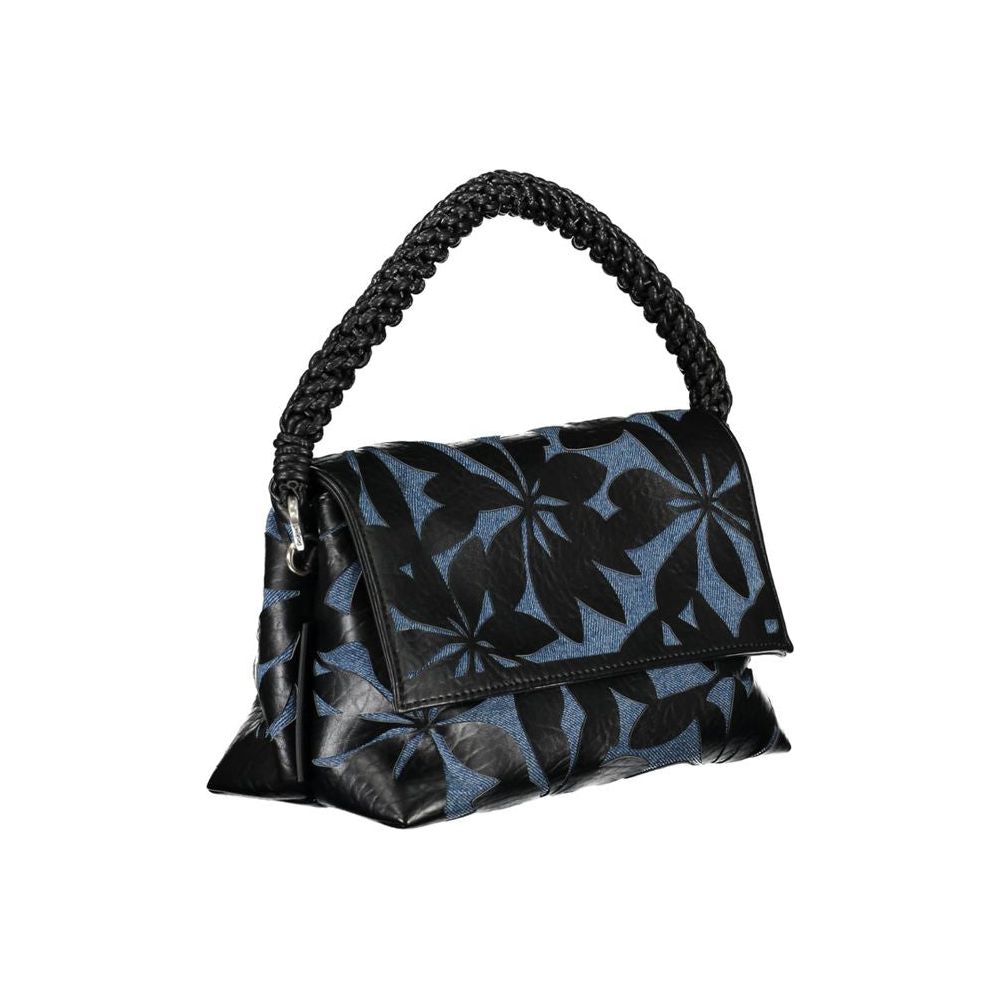 Desigual Black Polyethylene Handbag black-polyethylene-handbag-51