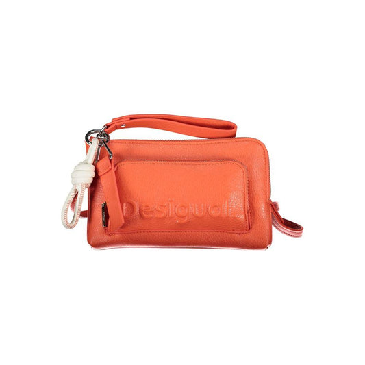 Desigual Pink Polyethylene Handbag pink-polyethylene-handbag-21