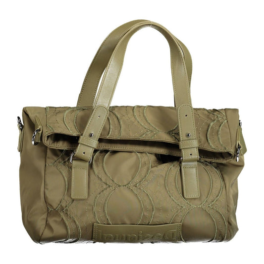 Desigual | Embroidered Green Dream Handbag with Coin Purse| McRichard Designer Brands   