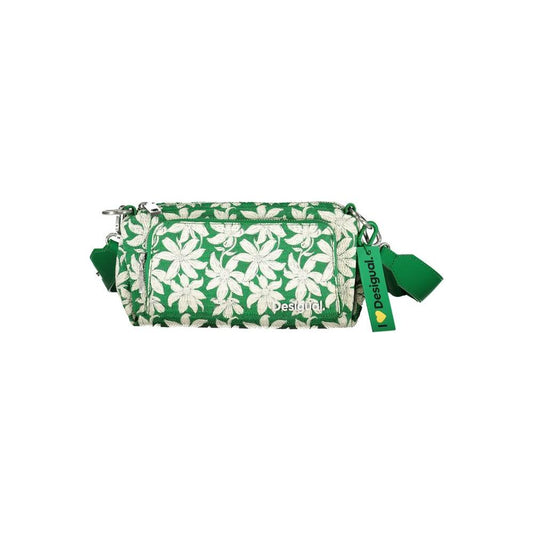 Desigual Green Polyethylene Handbag green-polyethylene-handbag-10