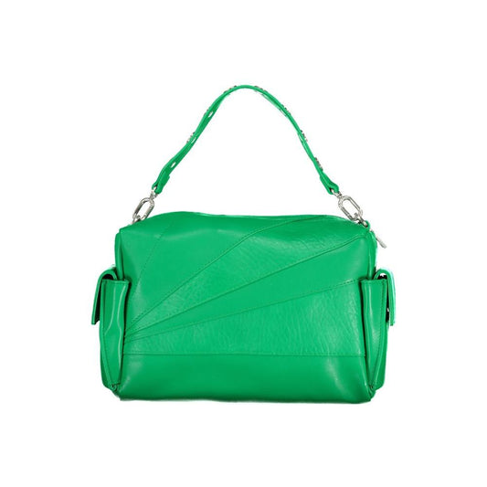 Desigual Green Polyethylene Handbag green-polyethylene-handbag-7