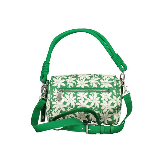 Desigual Green Polyethylene Handbag green-polyethylene-handbag-9