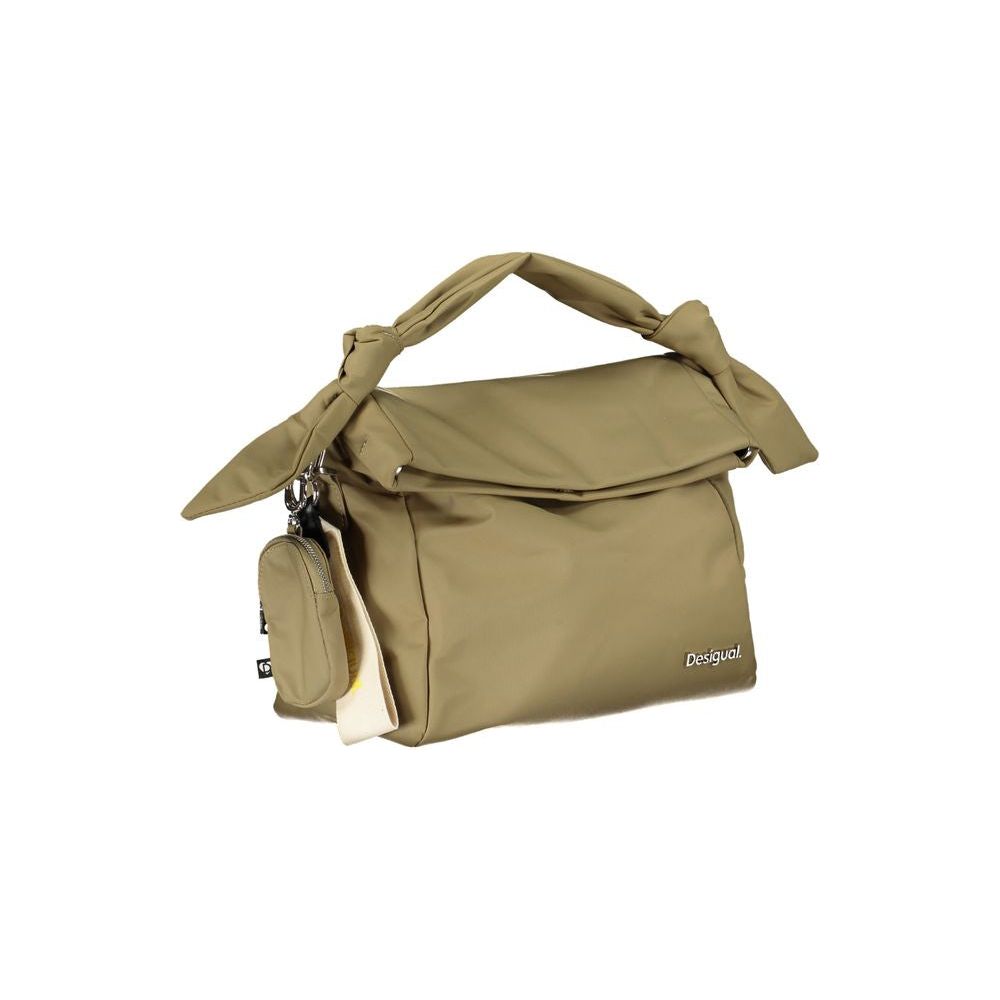 Desigual Green Polyester Handbag green-polyester-handbag-1