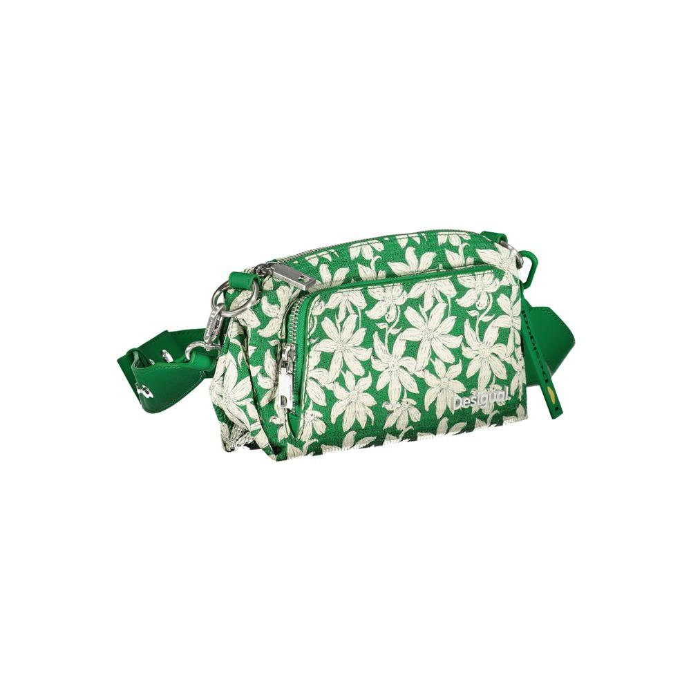 Desigual Green Polyethylene Handbag green-polyethylene-handbag-10