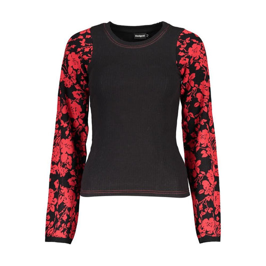 Desigual Chic Crew Neck Sweater with Contrast Details chic-crew-neck-sweater-with-contrast-details-2
