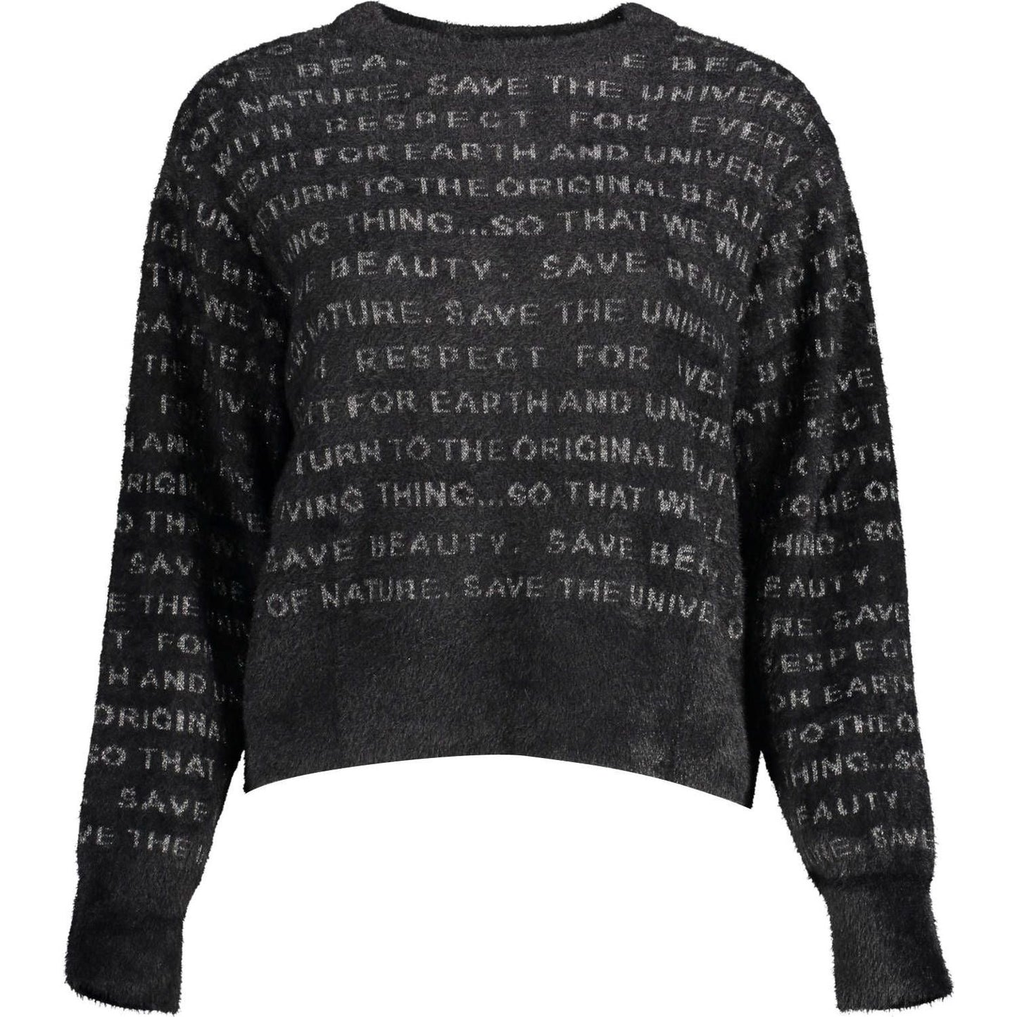 DesigualGlamorous Black Long-Sleeved Round Neck SweaterMcRichard Designer Brands£109.00