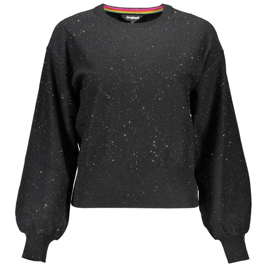 Desigual | Elegant Long-Sleeved Sweater with Contrasting Accents| McRichard Designer Brands   