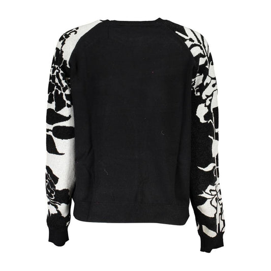 Desigual Chic High Neck Sweater with Contrast Details chic-high-neck-sweater-with-contrast-details