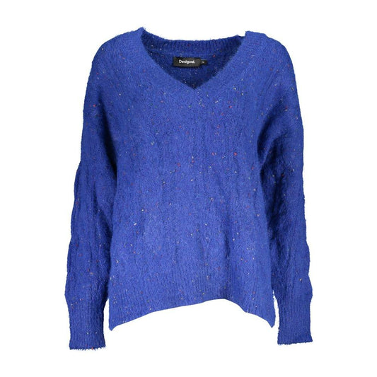DesigualVibrant V-Neck Sweater with Contrasting DetailsMcRichard Designer Brands£109.00