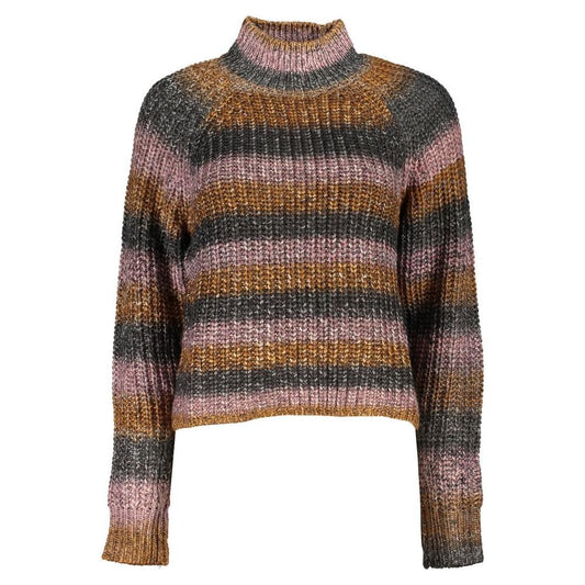 Desigual | Chic Turtleneck Sweater with Contrast Details| McRichard Designer Brands   