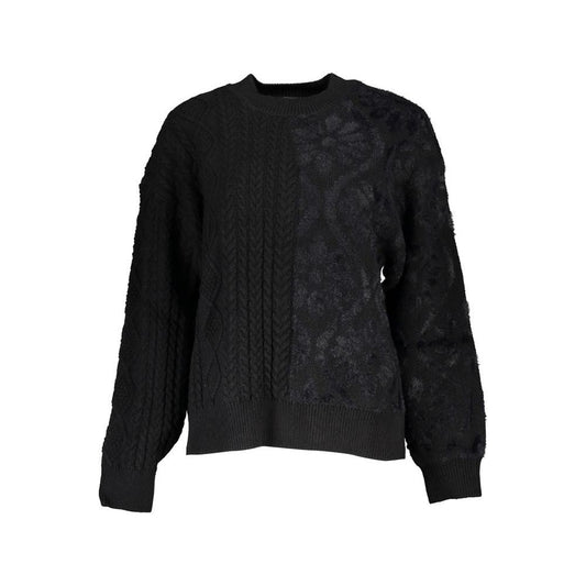 Desigual Elegant Turtleneck Sweater with Contrast Details elegant-turtleneck-sweater-with-contrast-details-1