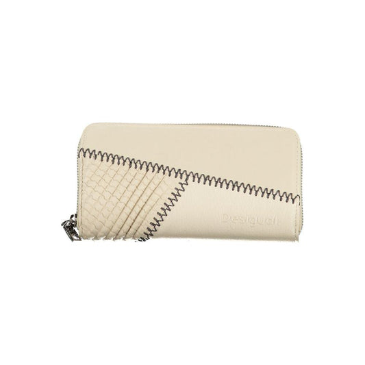 Desigual Beige Chic Wallet with Contrasting Accents beige-chic-wallet-with-contrasting-accents-1