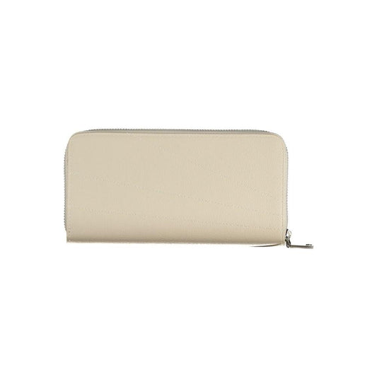 Desigual Elegant White Polyethylene Wallet elegant-white-polyethylene-wallet