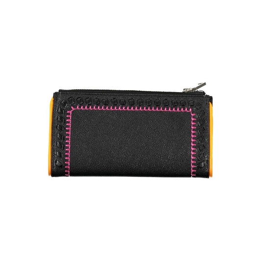 Desigual Elegant Black Two-Compartment Wallet elegant-black-two-compartment-wallet