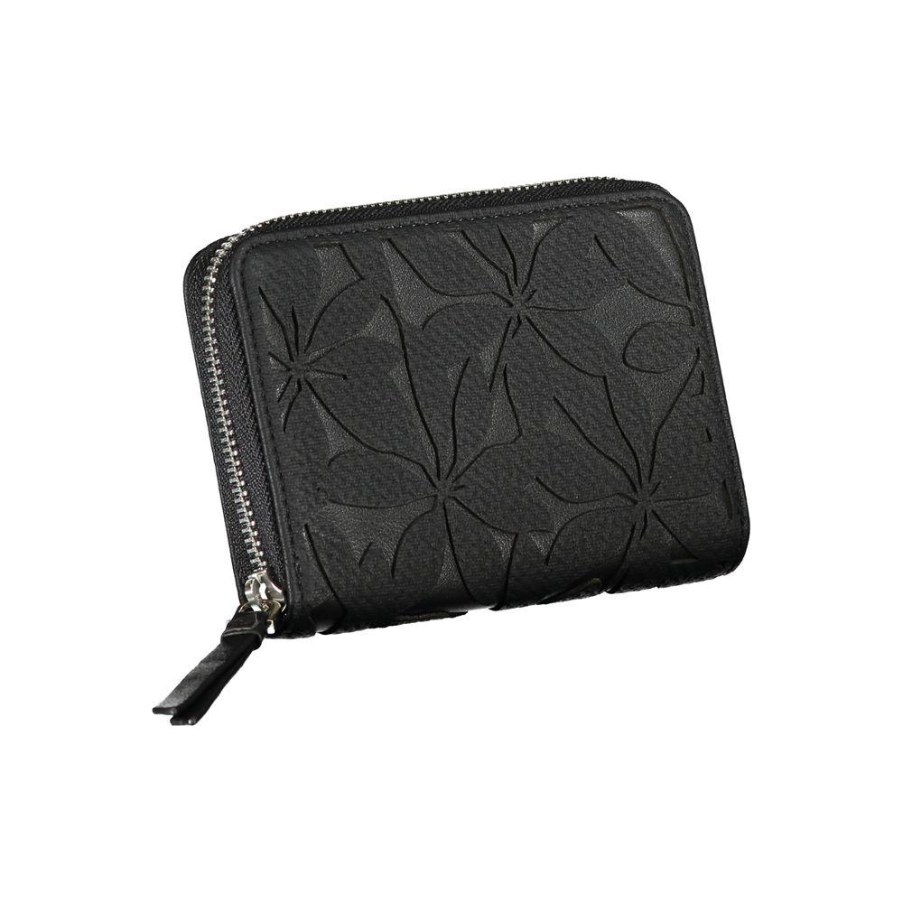 Desigual Chic Black Wallet with Elegant Detailing chic-black-wallet-with-elegant-detailing