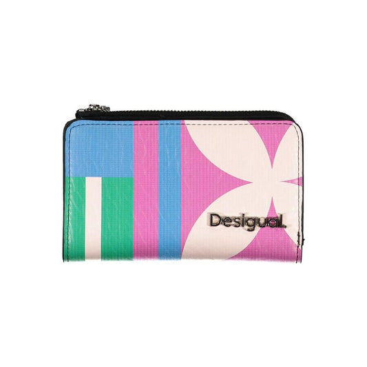 Desigual | Pink Polyethylene Wallet| McRichard Designer Brands   