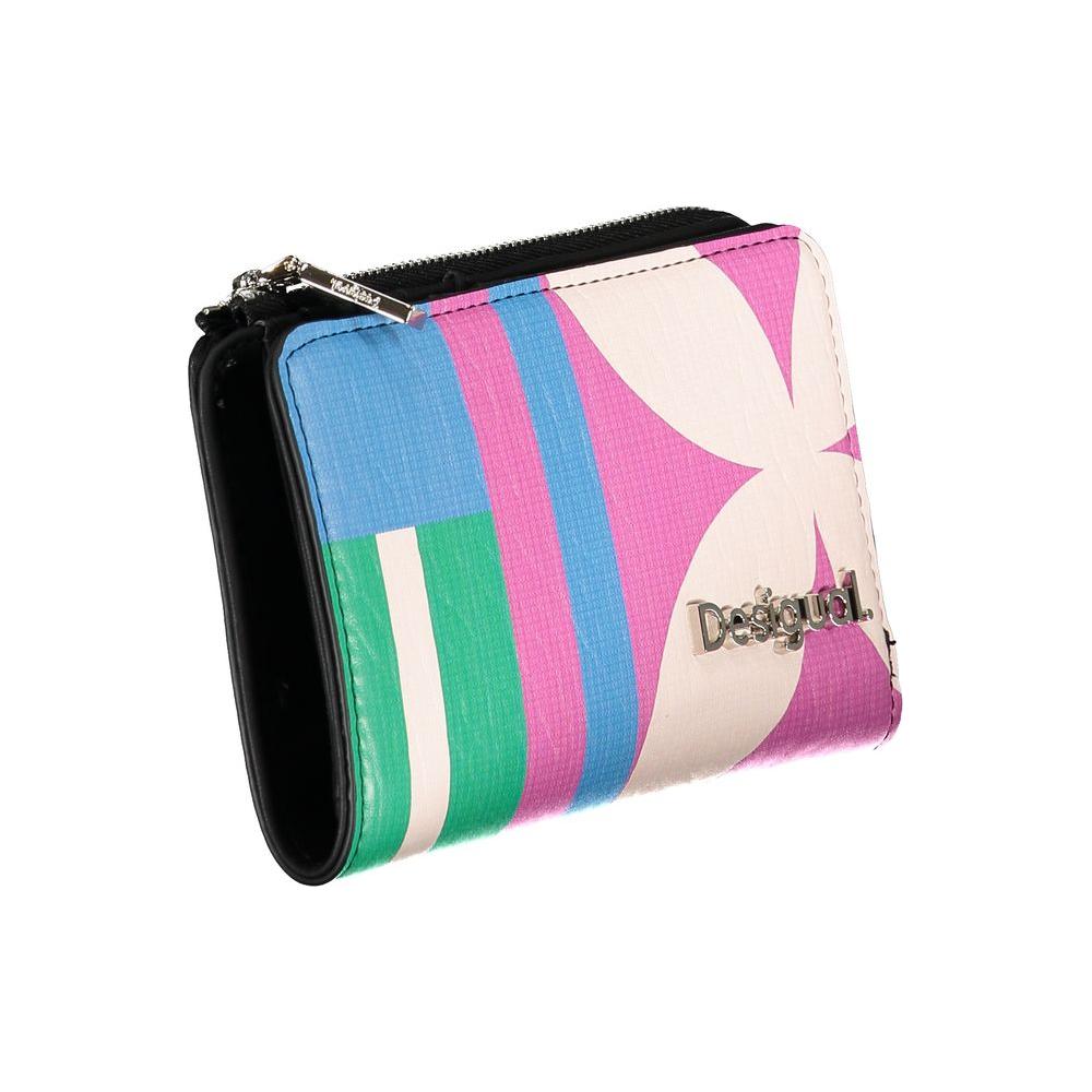 Desigual Pink Polyethylene Wallet pink-polyethylene-wallet