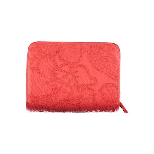 Desigual Red Polyethylene Wallet red-polyethylene-wallet