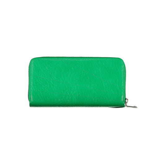 Desigual Green Polyethylene Wallet green-polyethylene-wallet