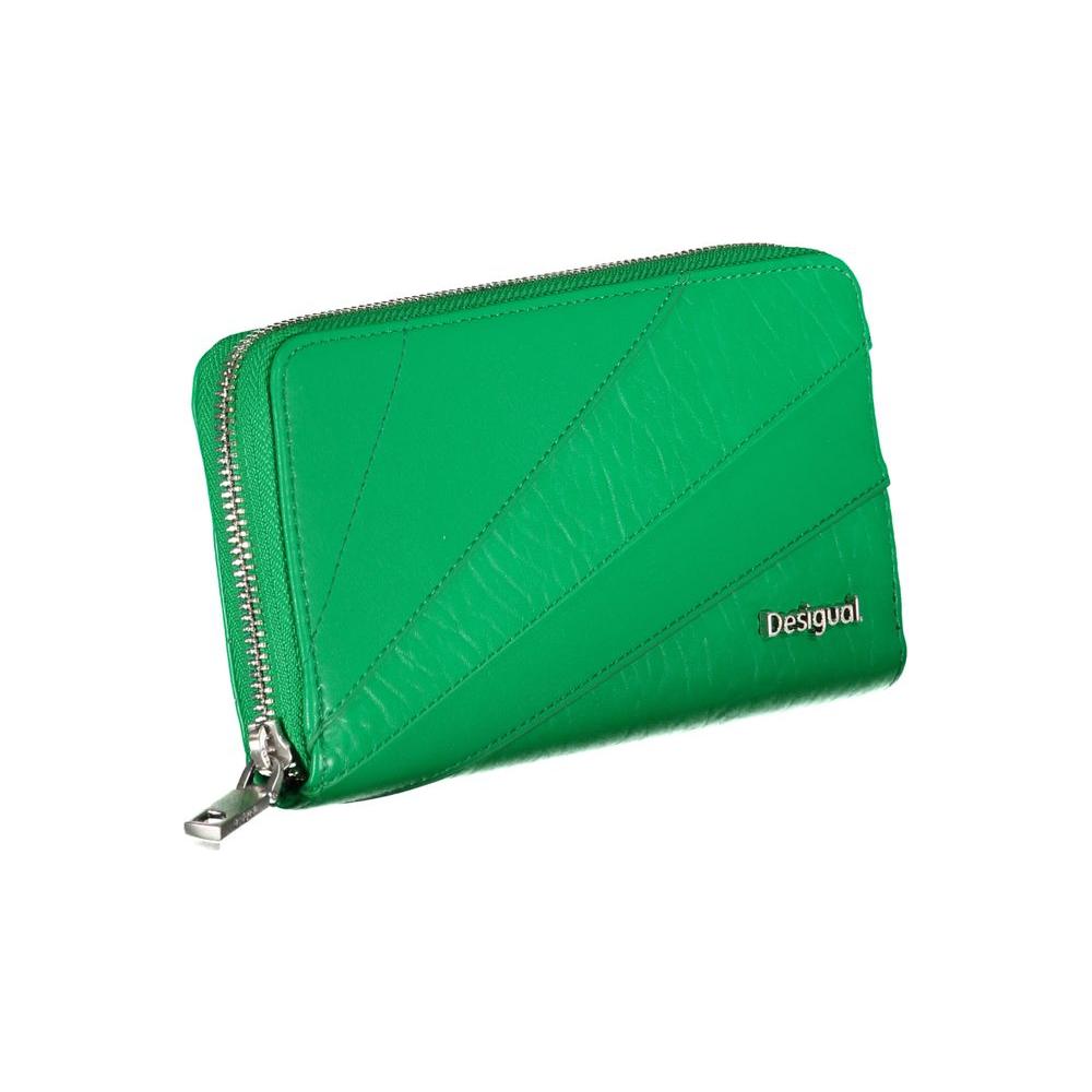 Desigual Green Polyethylene Wallet green-polyethylene-wallet