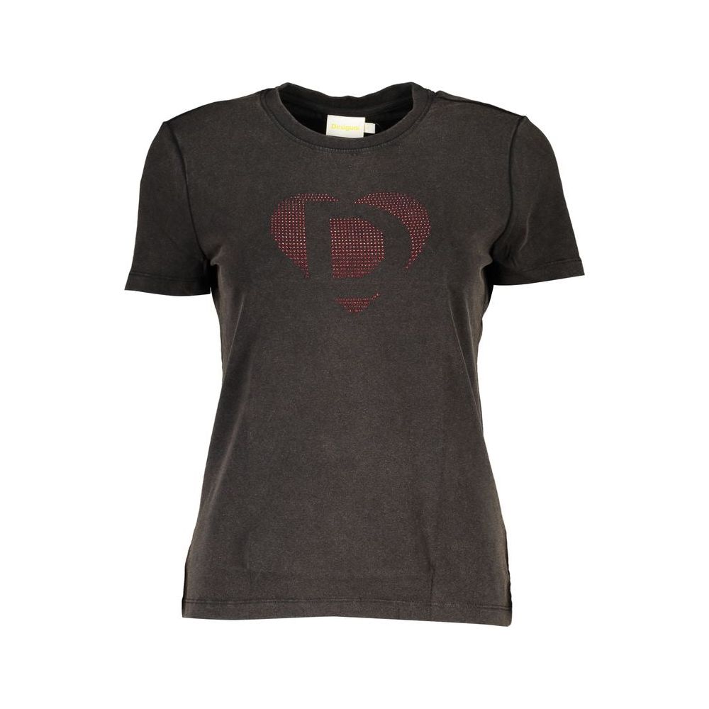 DesigualBlack Cotton Tops & T-ShirtMcRichard Designer Brands£69.00