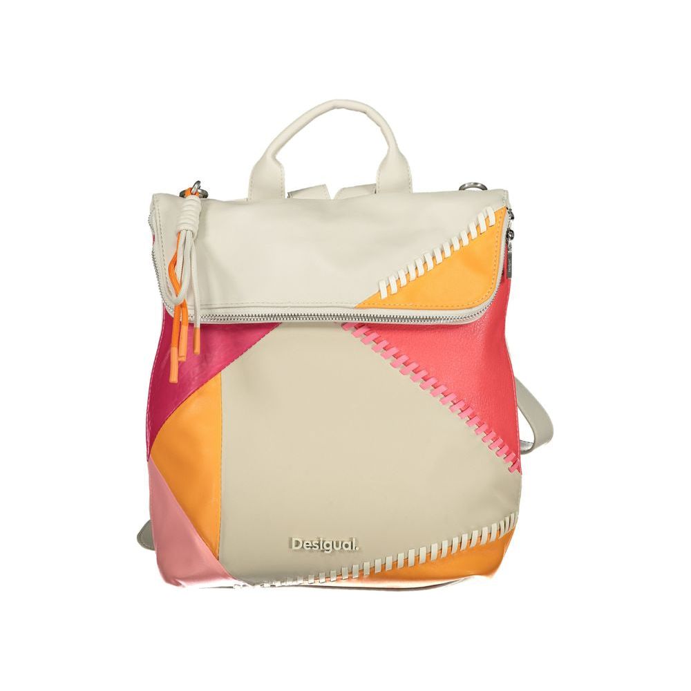 DesigualChic White Backpack with Contrasting DetailsMcRichard Designer Brands£119.00