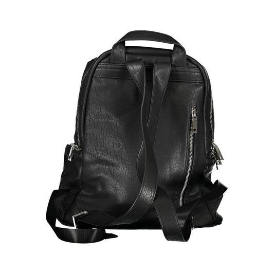 Desigual Black Polyethylene Backpack black-polyethylene-backpack-4