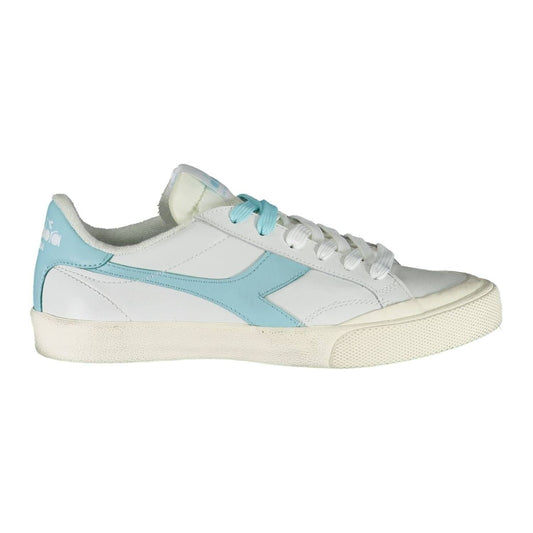 Diadora Chic White Lace-Up Sneakers with Contrasting Details chic-white-lace-up-sneakers-with-contrasting-details-1